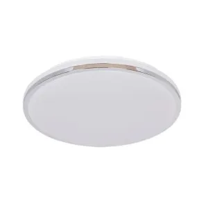 Chrome Simmons Vencha CCT LED Dimmable Oyster Light 18W by Vencha, a LED Lighting for sale on Style Sourcebook