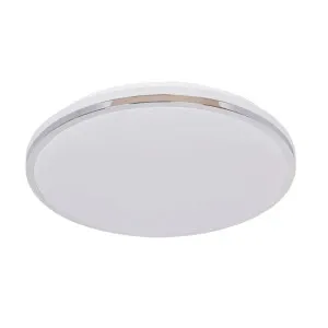 Chrome Simmons Vencha CCT LED Dimmable Oyster Light 30W by Vencha, a LED Lighting for sale on Style Sourcebook