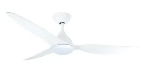 Martec Avoca Smart WiFi 52" (1320mm) Ceiling Fan with 20W LED Light and Remote White by Martec, a Ceiling Fans for sale on Style Sourcebook