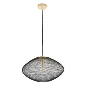 CLA Golpe Large Steel Pendant Light (E27) Black by Compact Lamps Australia, a Pendant Lighting for sale on Style Sourcebook