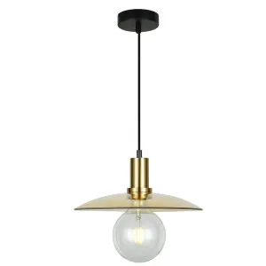 CLA Chapeau Medium Pendant (E27) Amber by Compact Lamps Australia, a Pendant Lighting for sale on Style Sourcebook