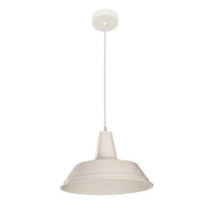 CLA Divo Angled Dome Pendant (E27) White by Compact Lamps Australia, a Pendant Lighting for sale on Style Sourcebook