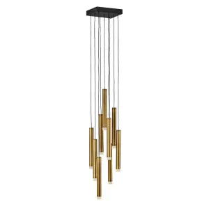 Hinkley Harmony 9 Light LED Pendant Heritage Brass by Hinkley, a Pendant Lighting for sale on Style Sourcebook