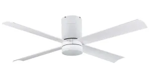 Martec Carrara 48" (1220mm) Smart DC Indoor/Outdoor Ceiling Fan with 16W CCT LED light and Remote White by Martec, a Ceiling Fans for sale on Style Sourcebook