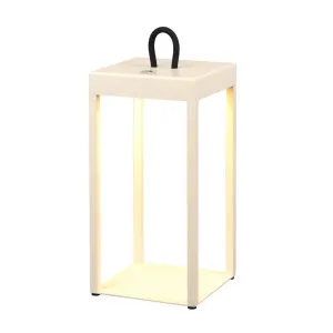 Telbix Sotra Rechargeable LED Table Lamp Beige by Telbix, a Table & Bedside Lamps for sale on Style Sourcebook