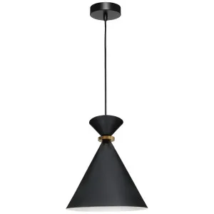 Cougar Julia 1 Light Small Pendant Black by Cougar, a Pendant Lighting for sale on Style Sourcebook