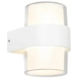 Cougar Otara 2 Light CCT LED Exterior Wall Light White by Cougar, a Outdoor Lighting for sale on Style Sourcebook