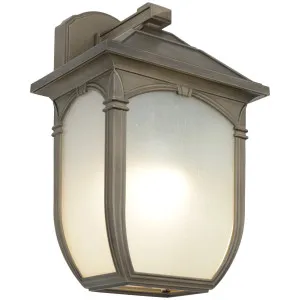 Cougar Tristan 1 Light Old Bronze Exterior Wall Light Large by Cougar, a Outdoor Lighting for sale on Style Sourcebook