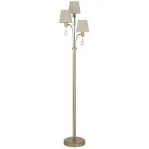 Telbix Malvern 3 Light Floor Lamp Antique Silver by Telbix, a Floor Lamps for sale on Style Sourcebook