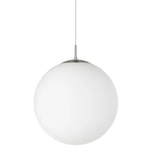 Eglo Rondo 400mm Pendant Light Satin Nickel by Eglo, a Pendant Lighting for sale on Style Sourcebook