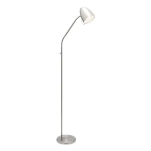 Sara Metal Floor Lamp Brushed Chrome by Mercator, a Lighting for sale on Style Sourcebook