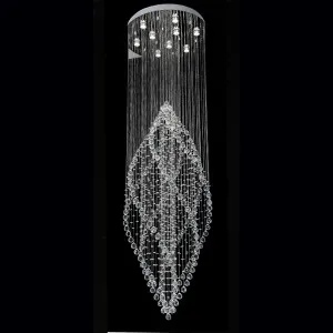 Illuminati Crystal Chrome LED Pendant Light Cocoon 80 by Illuminati, a LED Lighting for sale on Style Sourcebook