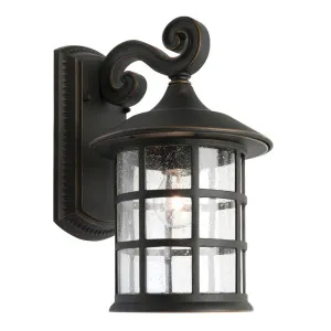 1 Light Cougar Bronze Coventry Lantern Style Wall Light IP43 Large by Cougar, a Outdoor Lighting for sale on Style Sourcebook