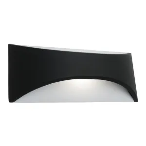 Mercator Wells Small Tri-Colour 6W LED Up/Down Exterior Wall Light IP65 Black by Mercator, a Outdoor Lighting for sale on Style Sourcebook