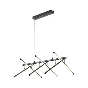 Cougar Metrix Black Dimmable LED Pendant 6 Light by Cougar, a LED Lighting for sale on Style Sourcebook