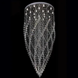 Flame 20 LED Illuminati Chrome Crystal Pendant Light 5000K Cool White by Illuminati, a LED Lighting for sale on Style Sourcebook