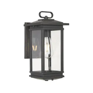 Telbix Nevin Lantern Style Exterior Wall Light IP44 (E27) Black by Telbix, a Outdoor Lighting for sale on Style Sourcebook