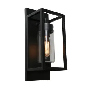 Cougar Bryant Outdoor IP44 Wall Light (E27) Black by Cougar, a Outdoor Lighting for sale on Style Sourcebook