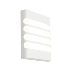 Cougar Odessa Grill Exterior CCT LED Wall Light White by Cougar, a LED Lighting for sale on Style Sourcebook