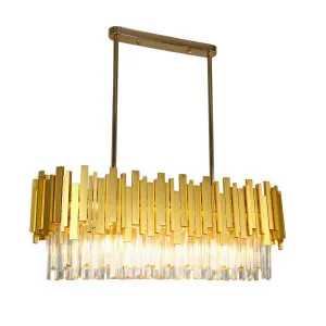 V&M Imports Regina Long Pendant E14 Gold by V&M Imports, a Chandeliers for sale on Style Sourcebook