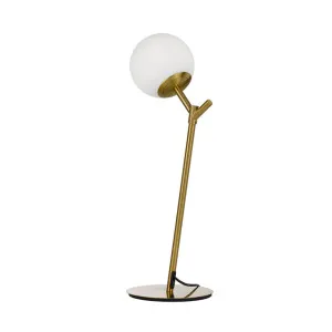 Telbix Ohh Table Lamp (E27) Gold by Telbix, a Table & Bedside Lamps for sale on Style Sourcebook