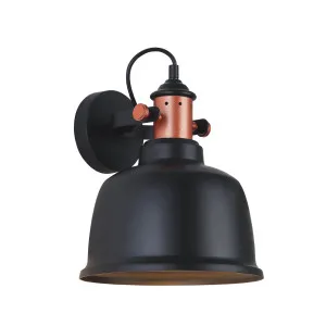 CLA Alta Bell Adjustable Wall Light (E27) Black by Compact Lamps Australia, a Wall Lighting for sale on Style Sourcebook