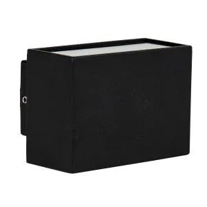 Havit Mini Blokk Black Exterior Up/Down Wall Light IP54 6W LED Warm White by Havit, a Outdoor Lighting for sale on Style Sourcebook