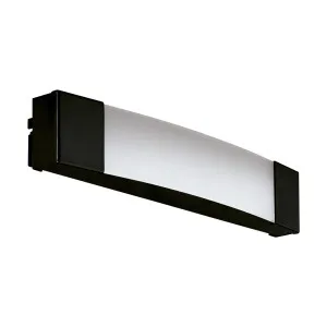 Eglo Siderno Black LED Vanity Light 350mm by Eglo, a LED Lighting for sale on Style Sourcebook