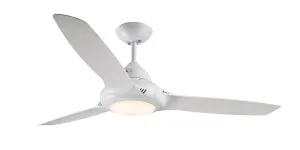 Deka EVO 2 50" 1270mm Indoor/Outdoor Ceiling Fan with Light White by Deka, a Ceiling Fans for sale on Style Sourcebook