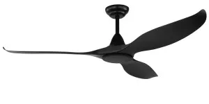 Eglo Noosa 60" 3 Blade DC Indoor/Outdoor Ceiling Fan With Remote Control Black by Eglo, a Ceiling Fans for sale on Style Sourcebook