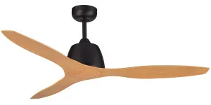 Martec Elite 48" (1200mm) Ceiling Fan With ABS Blades Matt Black With Bamboo by Martec, a Ceiling Fans for sale on Style Sourcebook