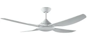 Ingram Deka 52" 1300mm Indoor/Outdoor Ceiling Fan White by Deka, a Ceiling Fans for sale on Style Sourcebook