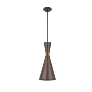 Telbix Flero Brushed Bronze Pendant Light (E27) Small by Telbix, a Pendant Lighting for sale on Style Sourcebook