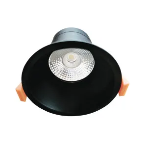 Martec Class 2 Tri-Colour 10W LED Dimmable Fixed Round IP44 Downlight Black by Martec, a LED Lighting for sale on Style Sourcebook