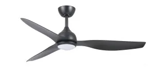 Fanco Eco Style DC 52" Ceiling Fan With Remote and CCT LED Light Black by Fanco, a Ceiling Fans for sale on Style Sourcebook