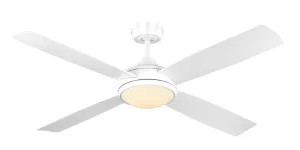 Mercator Ikuu 52" Smart WiFi Anova Indoor DC Ceiling Fan With 20W LED Light & Remote White by Mercator, a Ceiling Fans for sale on Style Sourcebook