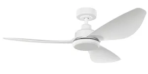 Eglo Torquay 48" 3 Blade DC Indoor/Outdoor Ceiling Fan With Remote Control White by Eglo, a Ceiling Fans for sale on Style Sourcebook