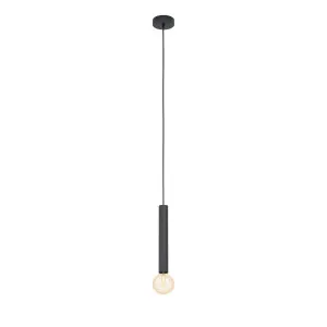 Eglo Cortenova Black Steel Pendant Light (E27) 1 Light by Eglo, a Pendant Lighting for sale on Style Sourcebook