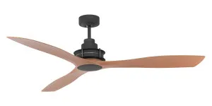 Mercator Clarence 56" (1420mm) ABS Blade Ceiling Fan Oil Rubbed Bronze and Dark Timber by Mercator, a Ceiling Fans for sale on Style Sourcebook