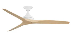 ThreeSixty Spitfire 2 60" Polymer Blade with White Motor Ceiling Fan Natural Blade by ThreeSixty, a Ceiling Fans for sale on Style Sourcebook