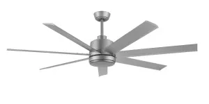 Eglo Tourbillion 80" 7 Blade DC Indoor/Outdoor Ceiling Fan With Remote Control Titanium by Eglo, a Ceiling Fans for sale on Style Sourcebook