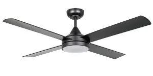 Eglo Stradbroke 48" DC ABS Indoor/Outdoor Ceiling Fan with 20W CCT LED Light Black by Eglo, a Ceiling Fans for sale on Style Sourcebook