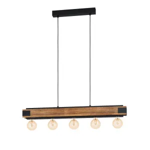 Eglo Layham Vintage Pendant Light (E27) 5 Light by Eglo, a Pendant Lighting for sale on Style Sourcebook