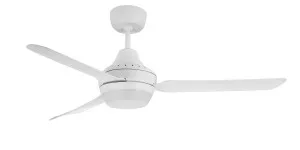 Ventair Stanza 56" (1400mm) Ceiling Fan with Light (B22) White by Ventair, a Ceiling Fans for sale on Style Sourcebook