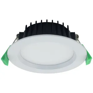 Martec Tradetec Titan 10W LED Dimmable Fixed White Round IP44 Downlight White CCT by Martec, a LED Lighting for sale on Style Sourcebook