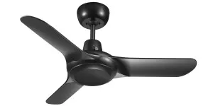 Ventair Spyda 3 Blade "Mini" 900mm (36") Indoor/Outdoor Designer Ceiling Fan Black by Ventair, a Ceiling Fans for sale on Style Sourcebook