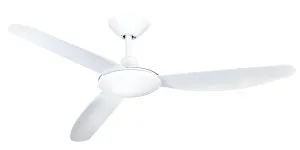 Hunter Pacific 56" 1420mm 3 Blade Polar 2 DC Ceiling Fan White by Hunter Pacific, a Ceiling Fans for sale on Style Sourcebook