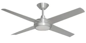 Hunter Pacific Concept 52" Indoor/Outdoor AC Ceiling Fan with 18W CCT LED Light Brushed Aluminium by Hunter Pacific, a Ceiling Fans for sale on Style Sourcebook