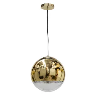 Gold Fiorentino Delida Two Tone Pendant Light (E27) 400mm by Fiorentino, a Pendant Lighting for sale on Style Sourcebook