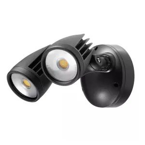 Martec Fortress Pro 36W LED CCT Double Adjustable Flood Light IP65 Black by Martec, a Spotlights for sale on Style Sourcebook